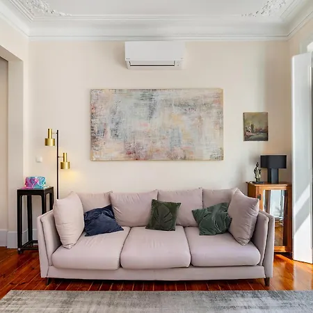 Design Flat, Luxury, 7 People, Pool Garden Daire Lisboa