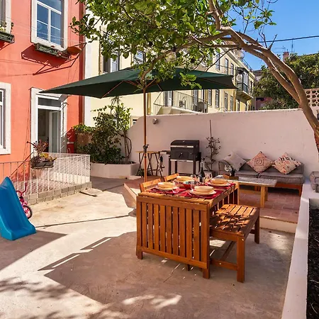 Design Flat, Luxury, 7 People, Pool & Garden 리스본